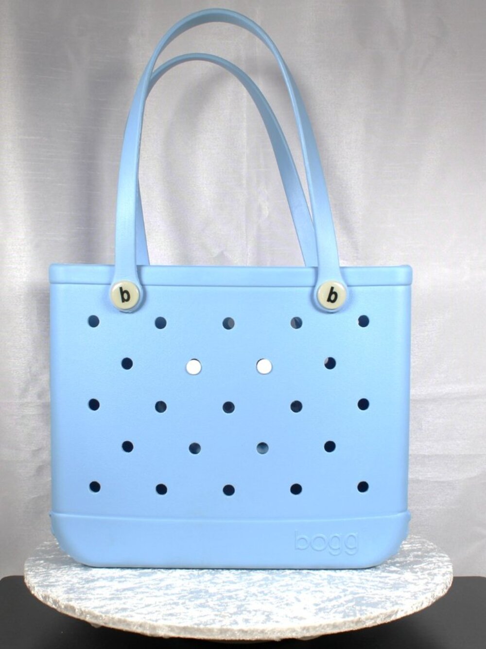 Bogg Bag Baby Blue Waterproof Washable Beach Pool Tote with Clear Pouch - Picture 2 of 7